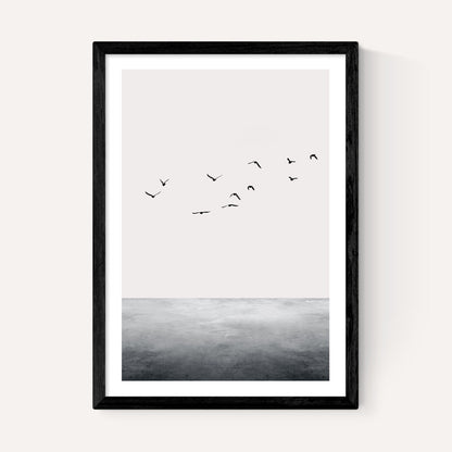 EAS-CCG-00069 Grade-C0 East End Prints East End Prints The Ocean by Kubistika 30x40 White Framed Art Print RRP £60.00