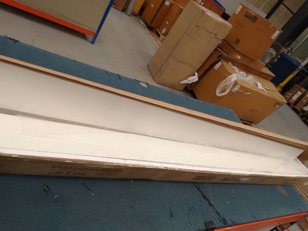 DUS-CC2-07495 Grade-B Dusk Salcombe Single Bed Frame - White RRP £179.00