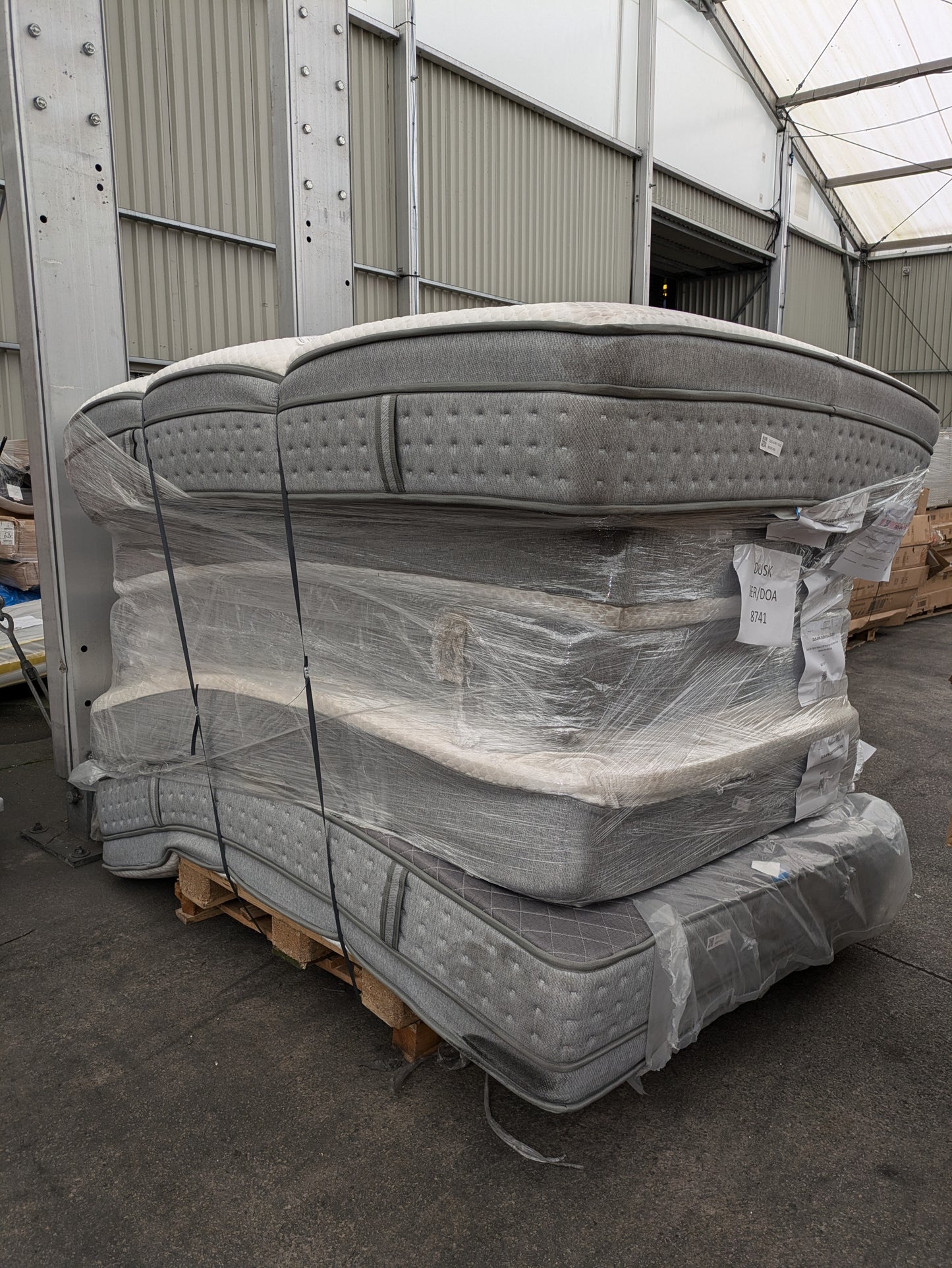 Bulk Lot of 63 x DUSK Mattresses Raw Returns 2000s 4000s Total RRP £36,687