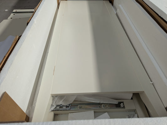 DUS-CC2-02785 Grade-C1 Dusk Poppy 5 Drawer Chest - Cream RRP £199.00