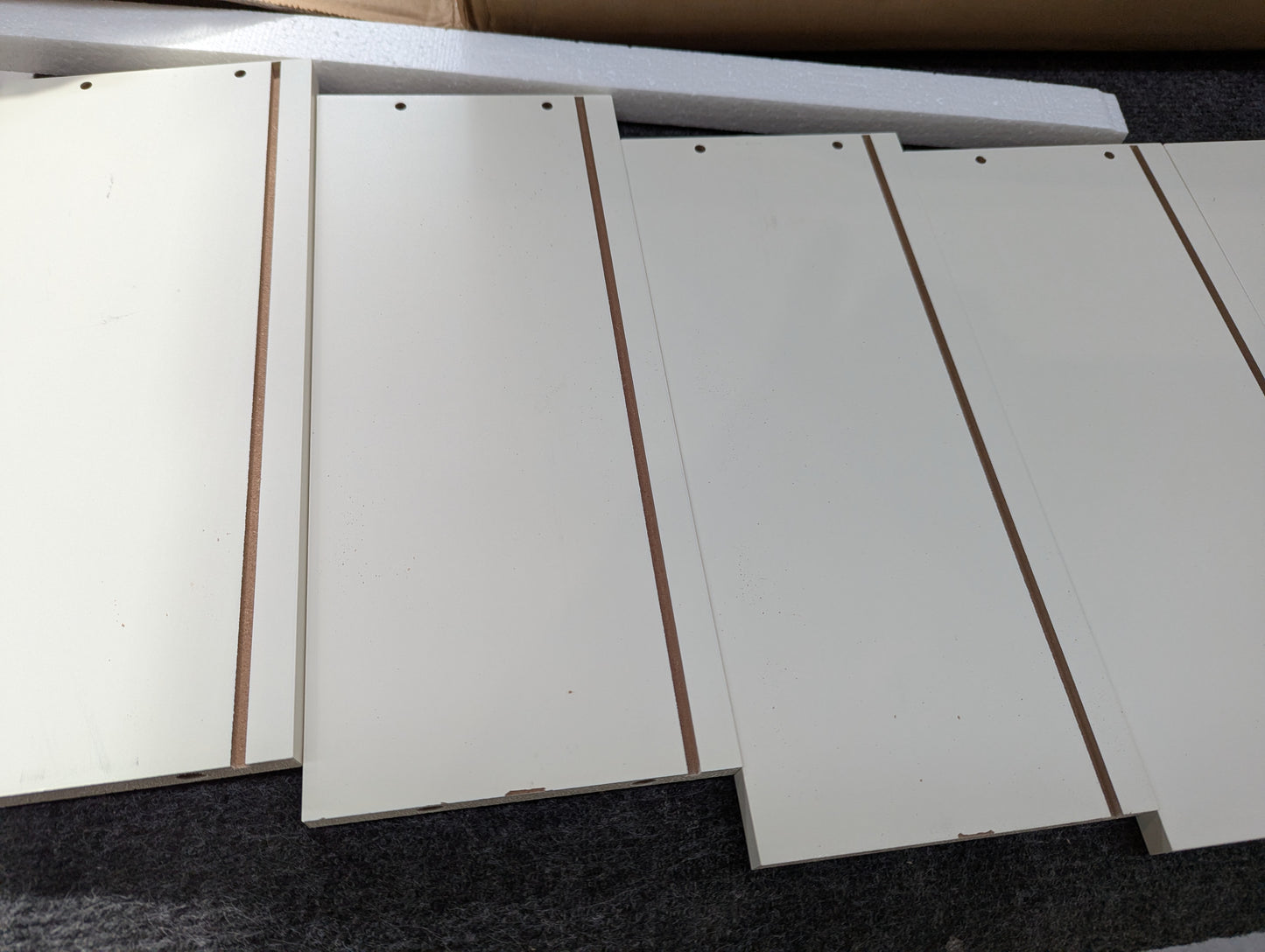 DUS-CC2-02785 Grade-C1 Dusk Poppy 5 Drawer Chest - Cream RRP £199.00