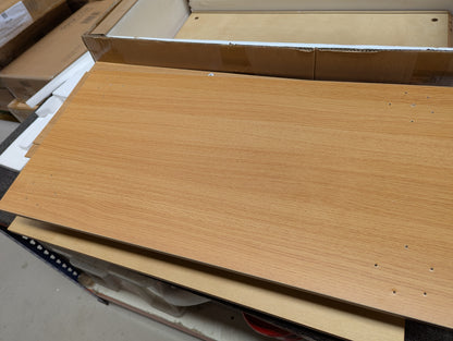 DUS-CC2-03983 Grade-C1 Dusk Heidi Oak 3 Drawer Chest - Light Wood RRP £249.00