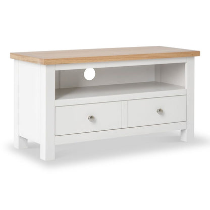 ROS-OUT-00019 Grade-C0 Roseland Furniture Farrow Cream 90Cm Tv Stand RRP £154.95