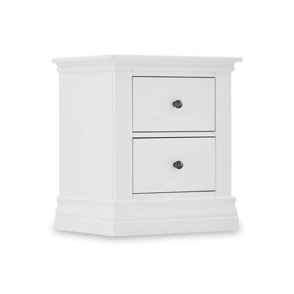 ROS-OUT-00180 Grade-C0 Roseland Furniture Porter 2 Drawer Bedside Table RRP £169.95