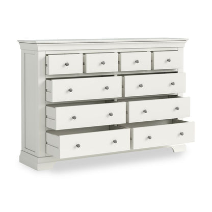 Lot of 3 x Roseland Furniture Colette 4 Over 6 Chest Of Drawers grade-C3 Damaged repairable RRP £1889.85
