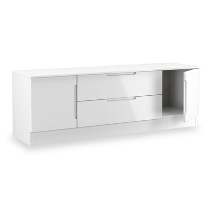 ROS-OUT-00417 Grade-C1 Roseland Furniture Henshaw Small TV Unit RRP £389.95