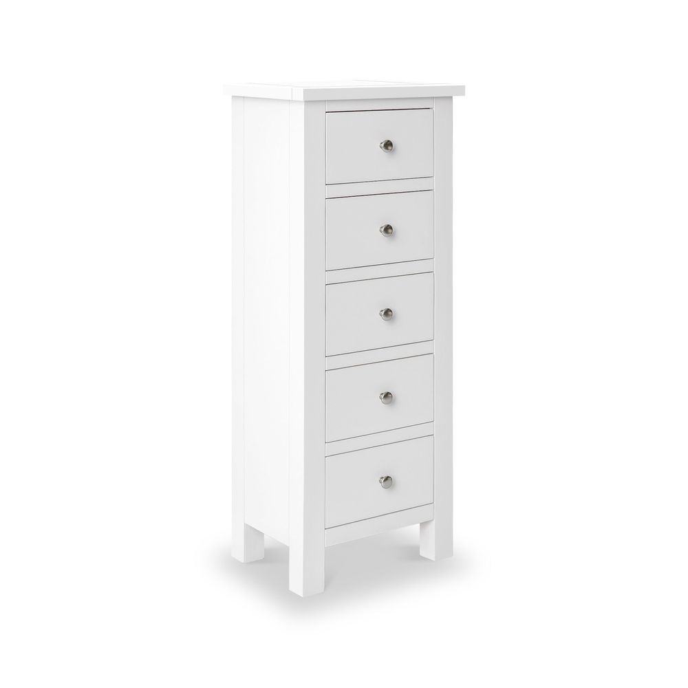 ROS-OUT-00510 Grade-C1 Roseland Furniture Cornish 5 Drawer Tallboy RRP £249.95