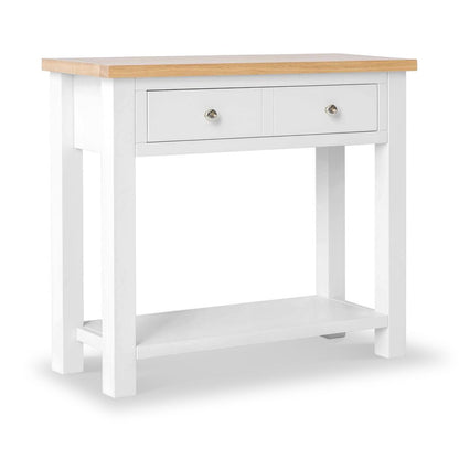 ROS-OUT-00540 Grade-C1 Roseland Furniture Farrow Console Table Charcoal RRP £119.95