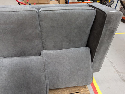 DUS-CC2-01274 Grade-C3 Dusk Soho 2 Seater Sofa - Grey RRP £459.00