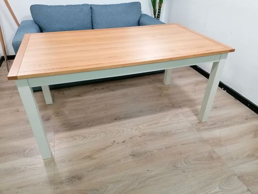 Dusk Alice 4-6 Seater Dining Table - Oak/Cream (ref DUS-APM-05325) RRP £209