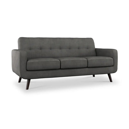 Roseland Grade B Furniture Morgan Graphite Grey Microfiber Blend 3 Seater Sofa RRP £500