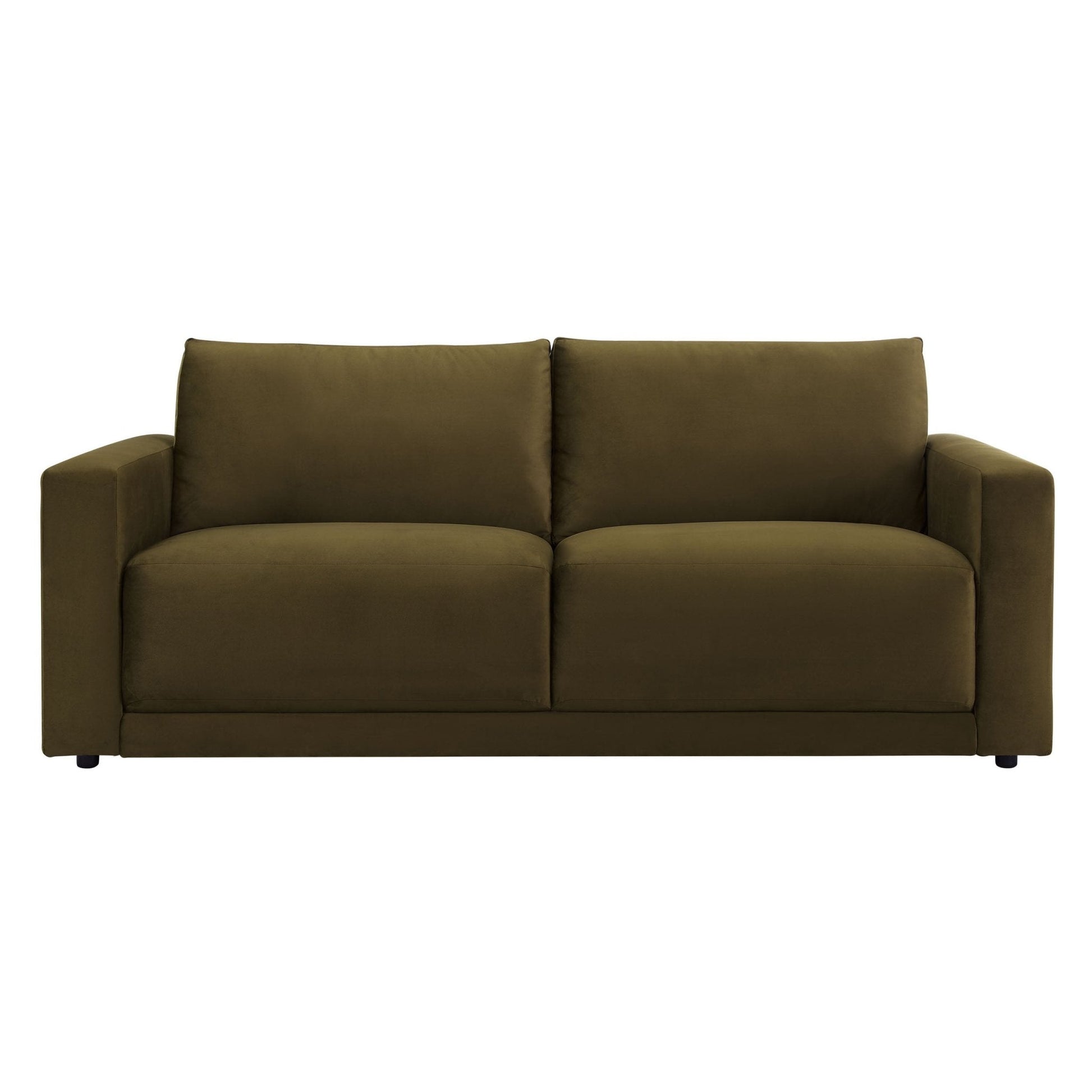 Dusk Grade B Chicago Rich Green Velvet 3 Seater Sofa RRP £569