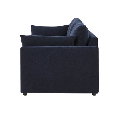 Dusk Miami Grade B Chenille Navy 3 Seater Sofa RRP £749