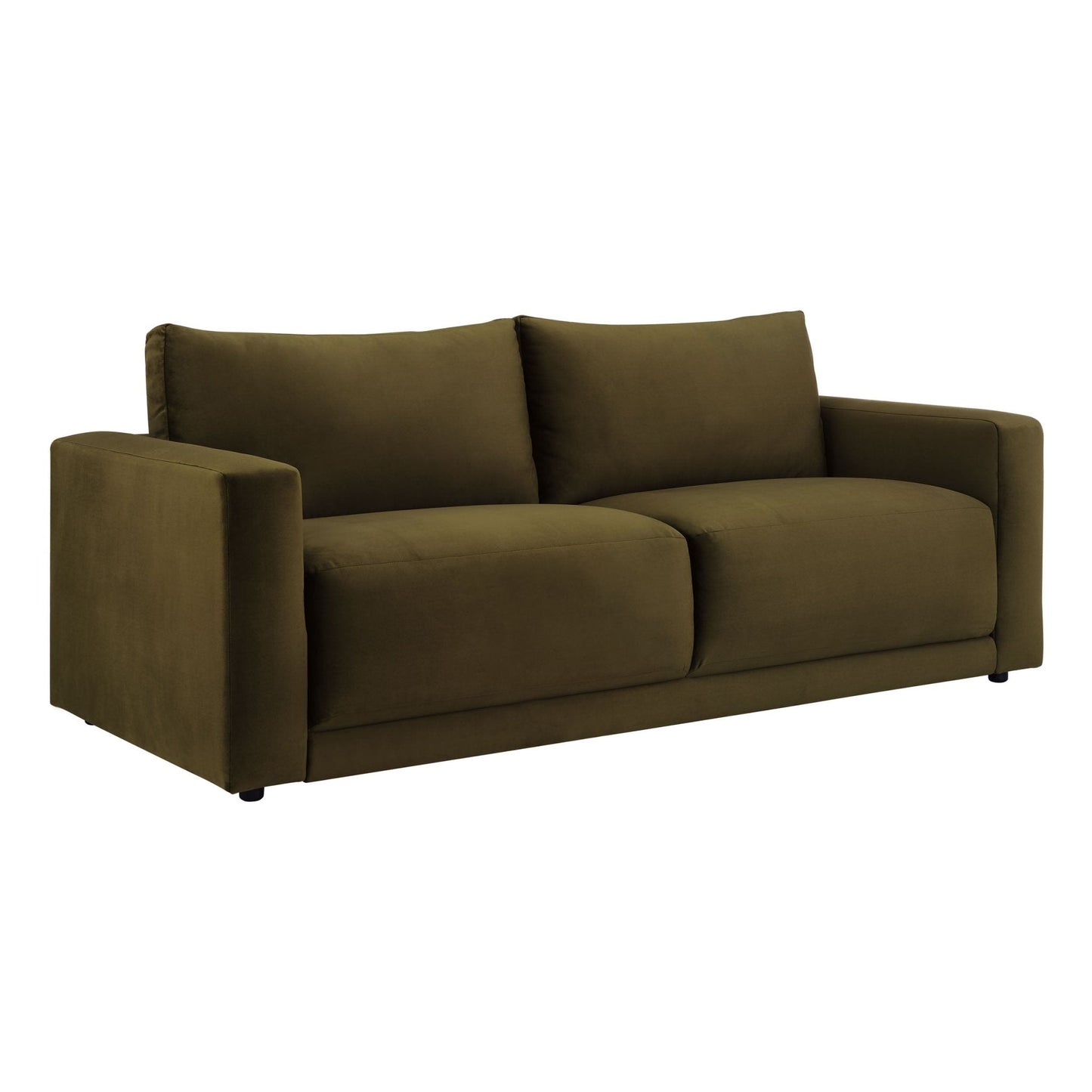 Dusk Grade B Chicago Rich Green Velvet 3 Seater Sofa RRP £569