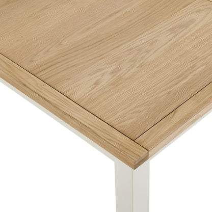 CCG-STO-00579 Grade-B Dusk Alice 4-6 Seater Dining Table - Oak/Cream RRP £209.00