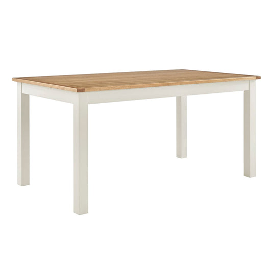 Dusk Alice 4-6 Seater Dining Table - Oak/Cream (ref DUS-APM-17445) RRP £209