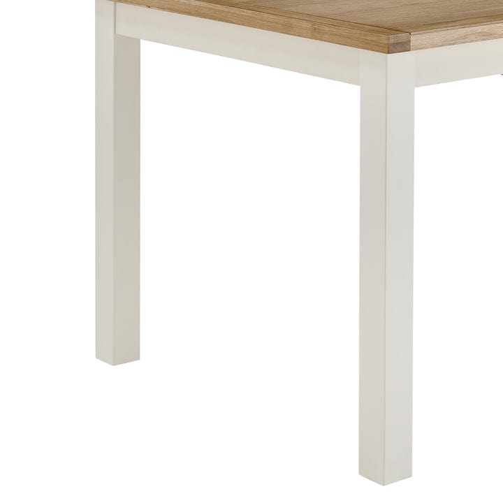 CCG-STO-00579 Grade-B Dusk Alice 4-6 Seater Dining Table - Oak/Cream RRP £209.00