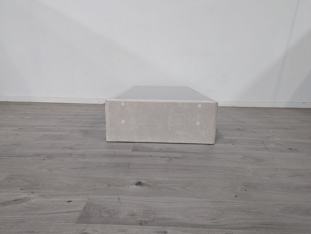 Sleepright Grade B Gemma Ivory Velvet Single 2 Drawer Storage Divan Bed Base RRP £350