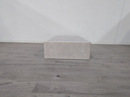 Sleepright Grade B Gemma Ivory Velvet Single 2 Drawer Storage Divan Bed Base RRP £350