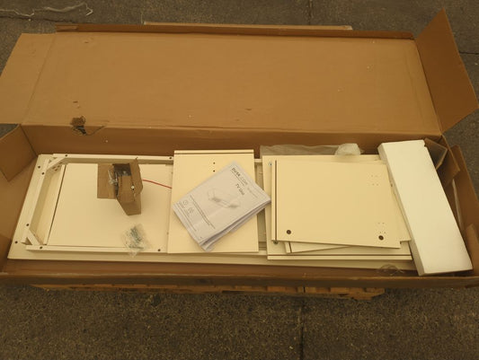 DUS-AUC-03682 Grade-C0 Dusk Isla 140cm TV Unit - Cream RRP £104.00