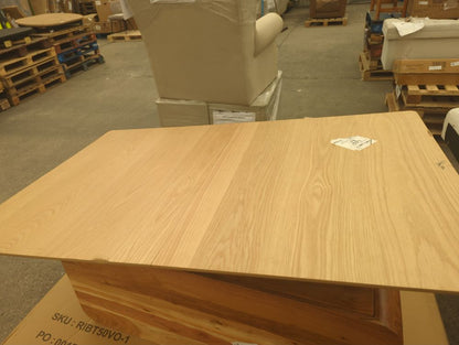DUS-AUC-03847 Grade-C3 Dusk Heidi 4-8 Seater Extendable Dining Table - Natural RRP £404.00