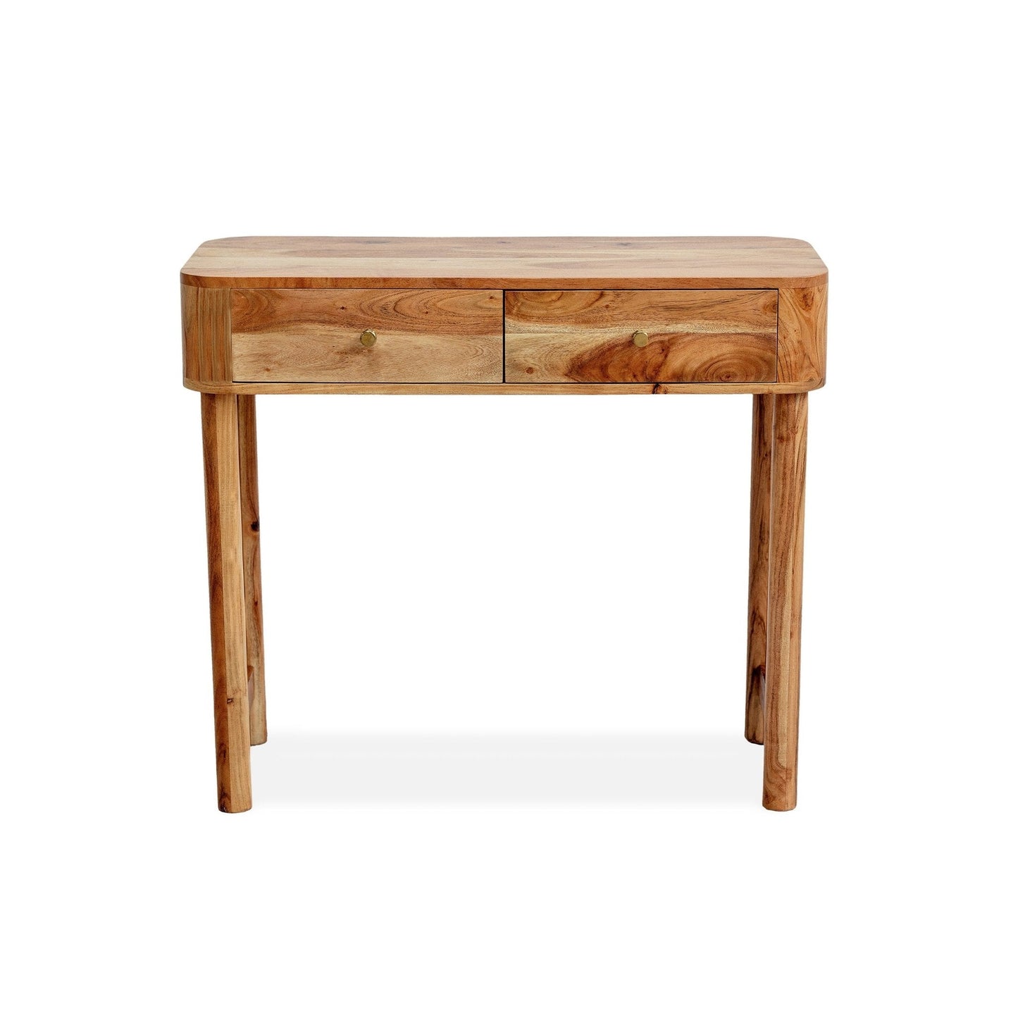 DUS-CC2-01662 Grade-B Dusk Avery Acacia Wood Dressing Table Console - Natural RRP £249.00