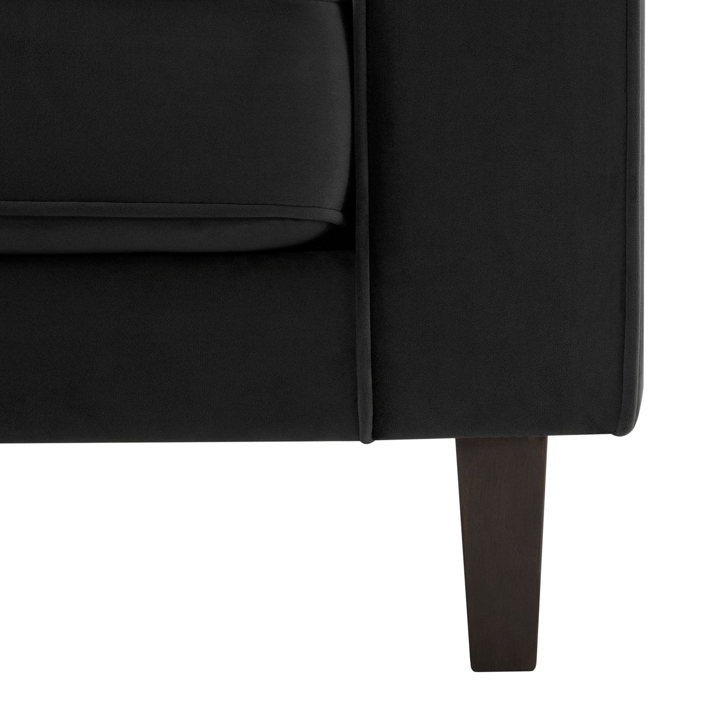 Dusk Grade B Soho Ink Velvet 3 Seater Sofa RRP £569