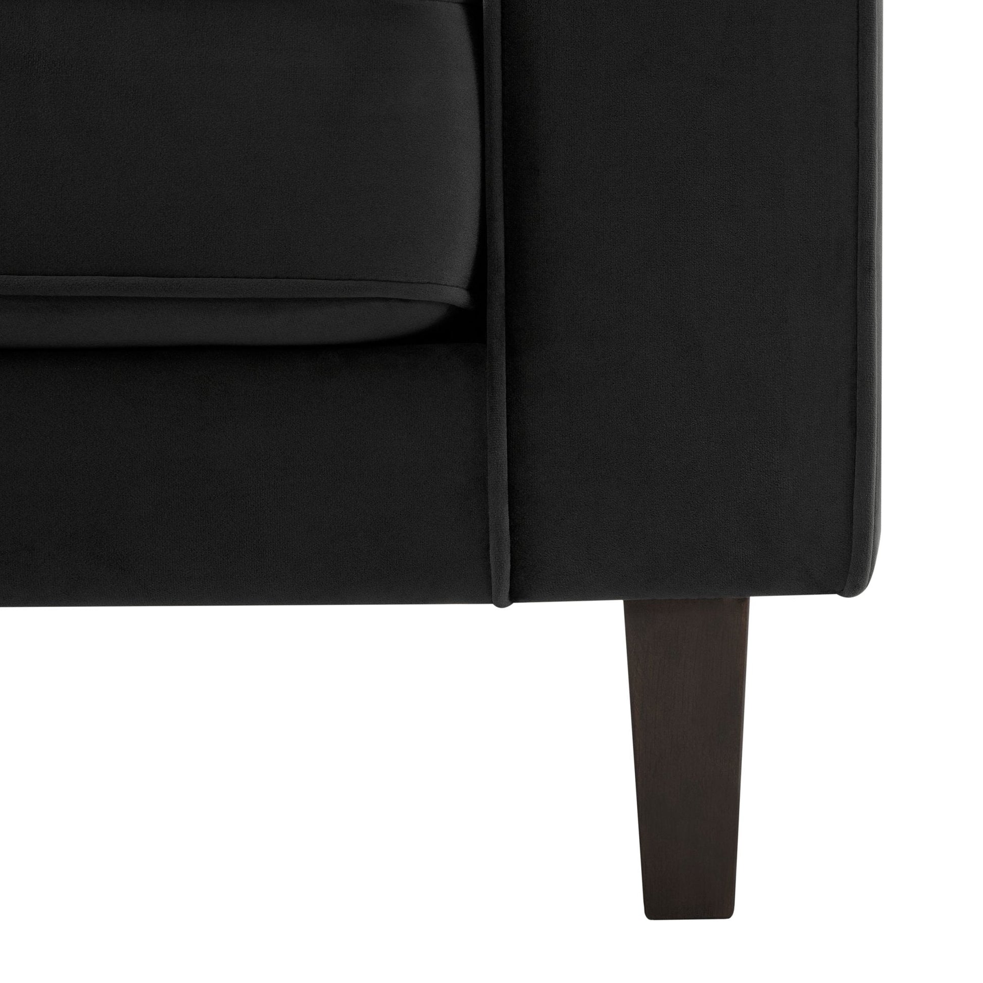 Dusk Grade B Soho Ink Velvet 3 Seater Sofa RRP £569