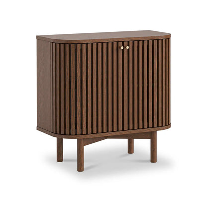 Roseland Grade B Furniture Shorwell Dark Oak Slatted Cupboard RRP £300