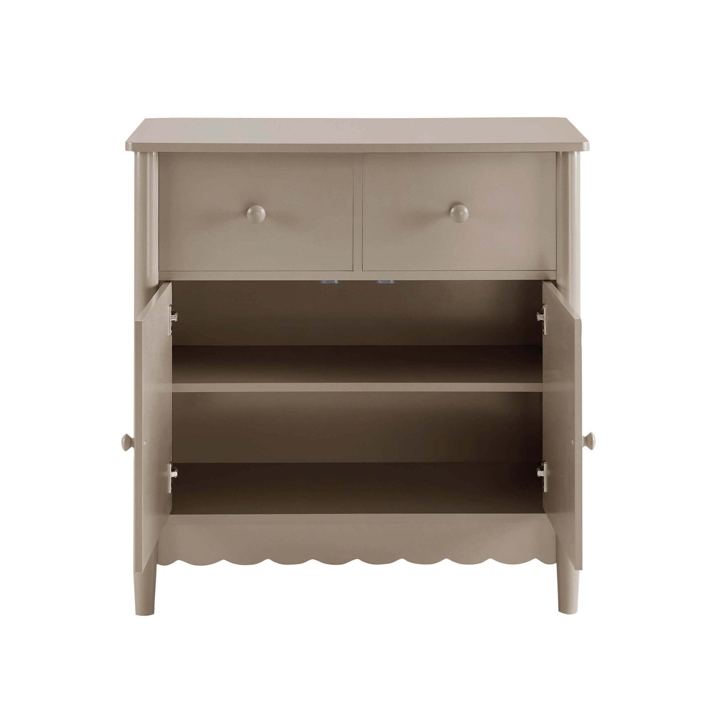 DUS-CC2-05187 Grade-B Dusk Betty 2 Door Sideboard with Drawers - Taupe RRP £199.00