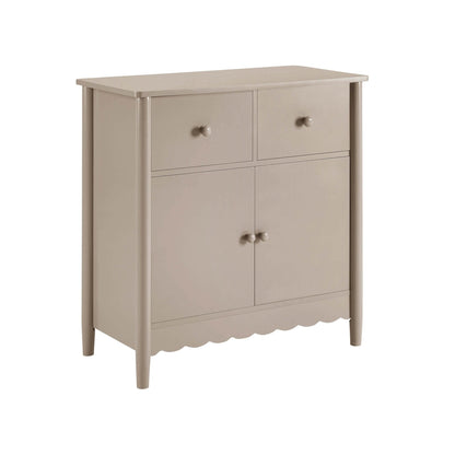 DUS-CC2-05187 Grade-B Dusk Betty 2 Door Sideboard with Drawers - Taupe RRP £199.00