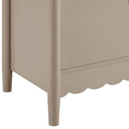 DUS-CC2-05187 Grade-B Dusk Betty 2 Door Sideboard with Drawers - Taupe RRP £199.00