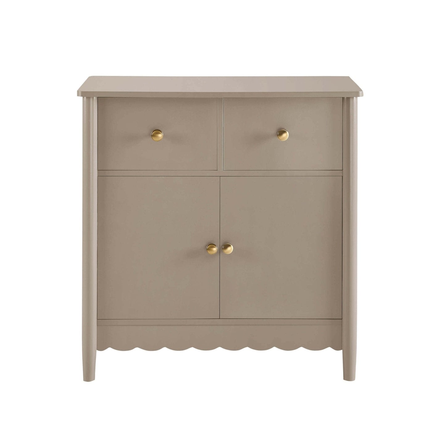 DUS-CC2-05187 Grade-B Dusk Betty 2 Door Sideboard with Drawers - Taupe RRP £199.00