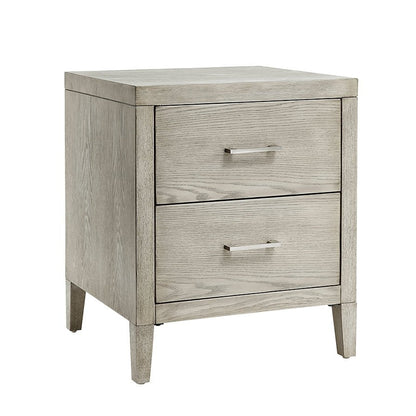 DUS-CC2-00609 Grade-C2 Dusk Blair 2 Drawer Bedside Table - Ash RRP £94.00
