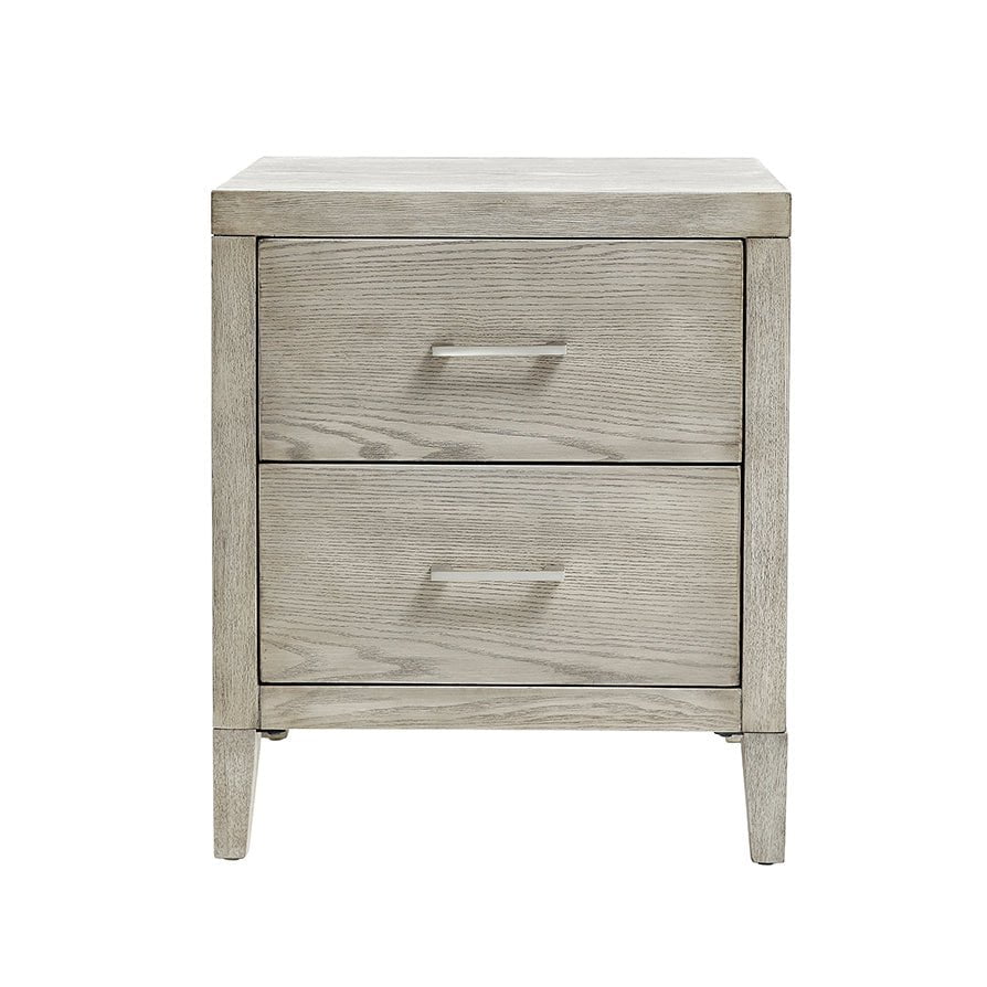 DUS-CC2-00609 Grade-C2 Dusk Blair 2 Drawer Bedside Table - Ash RRP £94.00