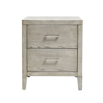 DUS-CC2-00609 Grade-C2 Dusk Blair 2 Drawer Bedside Table - Ash RRP £94.00