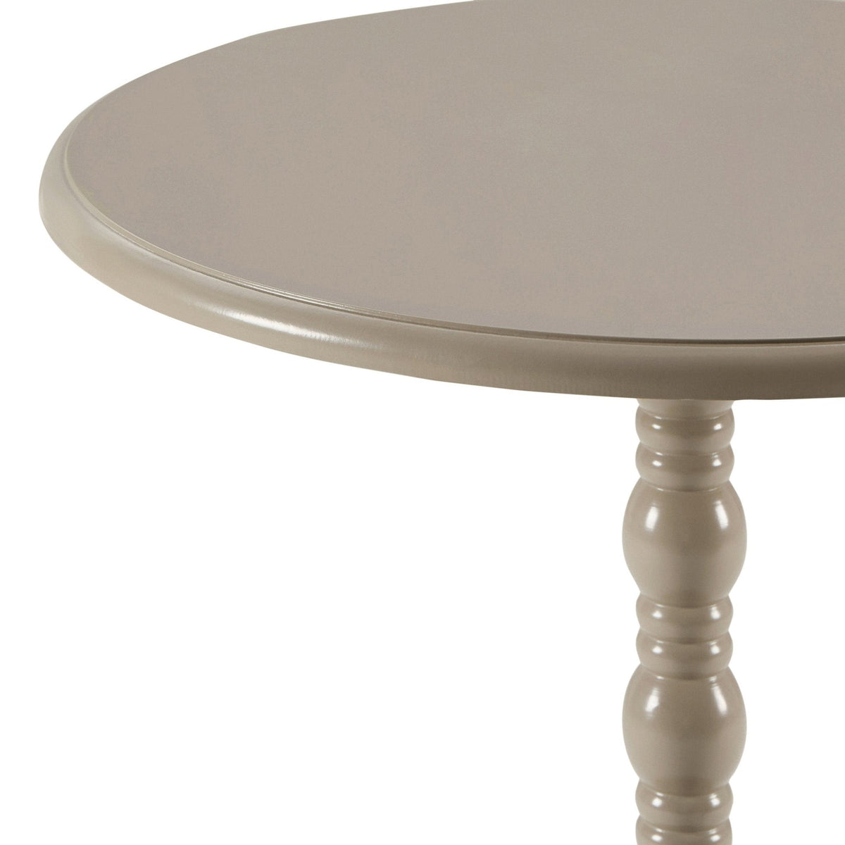 DUS-CC2-08382 Grade-B Dusk Bonnie Bobbin Taupe Side Table RRP £39.00
