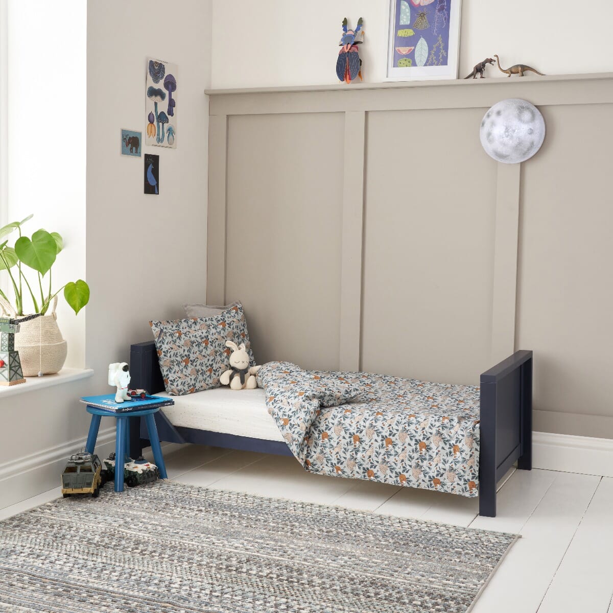 Tutti Bambini Grade B Tivoli Cot Bed - Navy Blue RRP £239