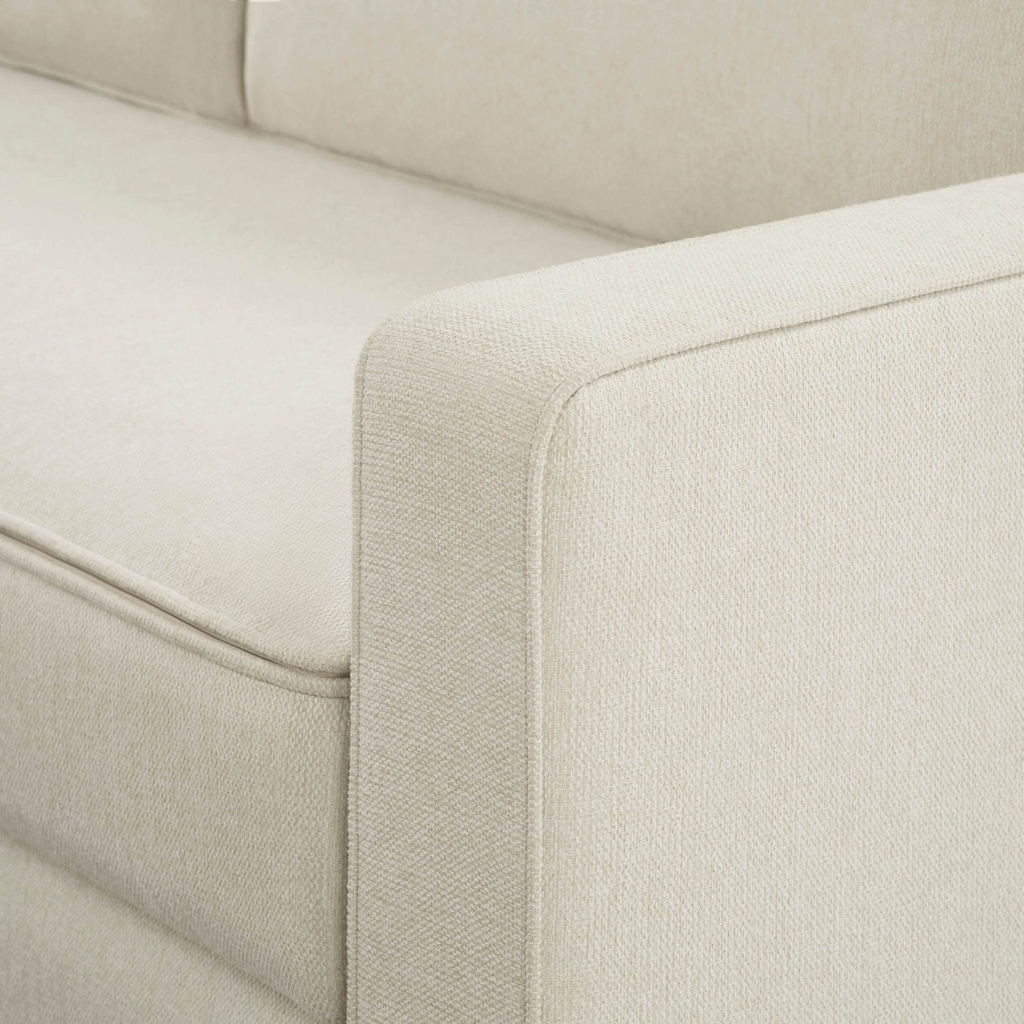 Dusk Soho Grade B Beige Linen Look 2.5 Seater Sofa Bed RRP £799