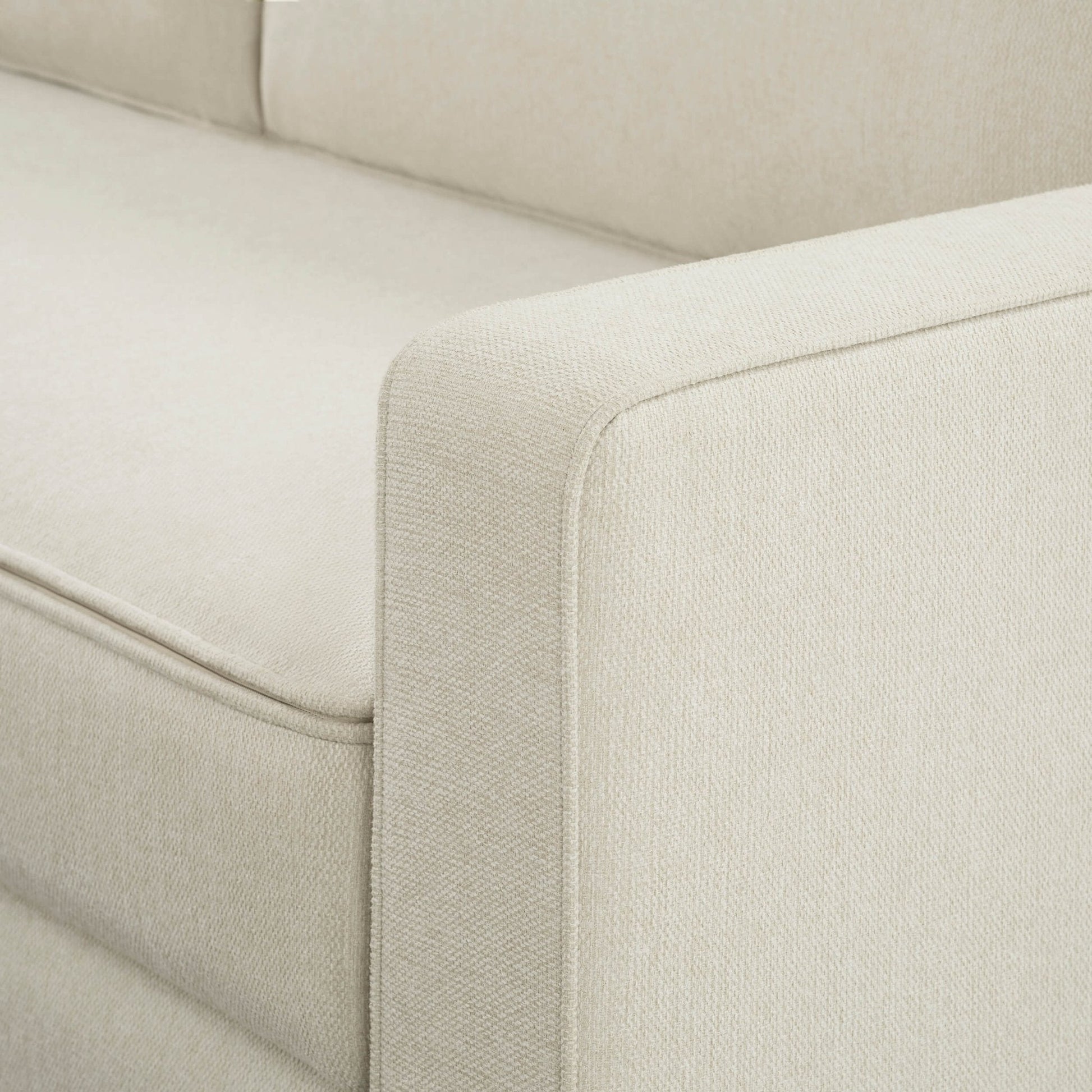 Dusk Soho Grade B Beige Linen Look 2.5 Seater Sofa Bed RRP £799