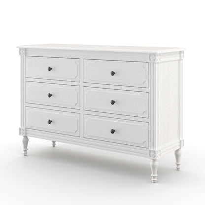 Dreams Grade B Casterton Ivory White 6 Drawer Chest of Drawers RRP £749