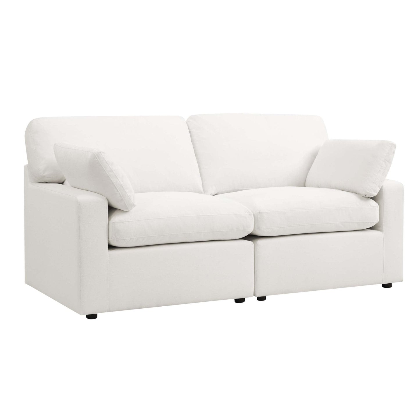 DUS-CC2-06216 Grade-C2 Dusk Cairo Feather 2 Seater Sofa - Vanilla RRP £773.00