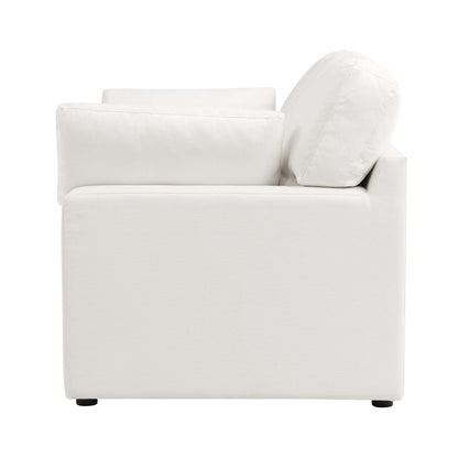 DUS-CC2-06216 Grade-C2 Dusk Cairo Feather 2 Seater Sofa - Vanilla RRP £773.00