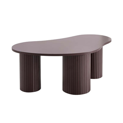 DUS-CC2-08560 Grade-B Dusk Evie Irregular Coffee Table - Chocolate RRP £149.00