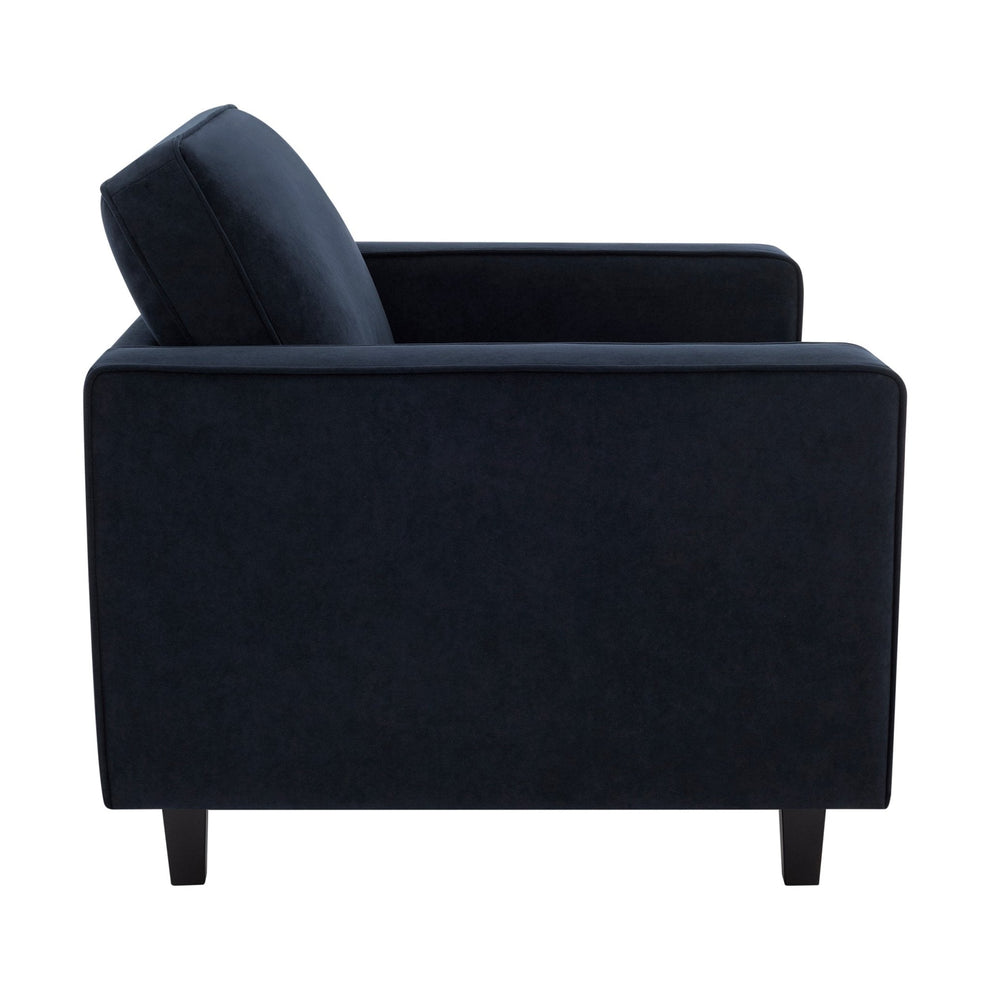 Dusk Sloane Grade B Midnight Navy Velvet Loveseat RRP £299