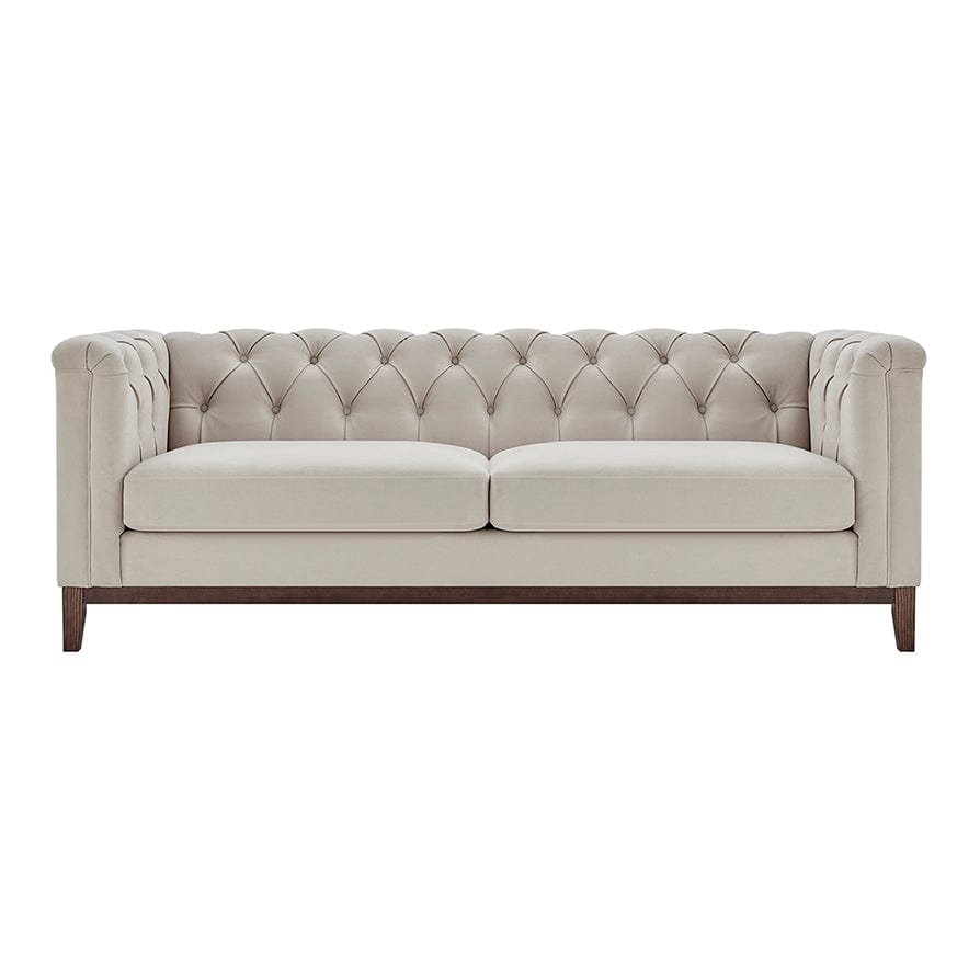 DUS-CC2-05761 Grade-C2 Dusk Chesterfield 3 Seater Sofa - Stone RRP £559.00