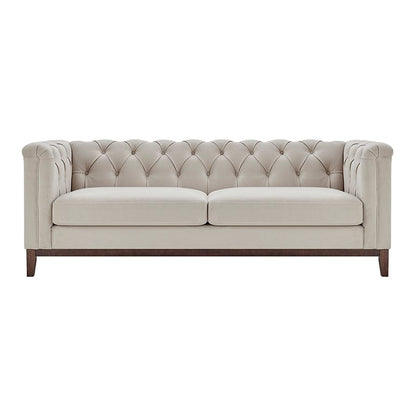 DUS-CC2-05761 Grade-C2 Dusk Chesterfield 3 Seater Sofa - Stone RRP £559.00