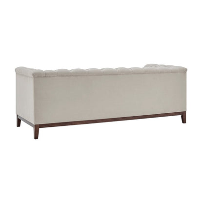 DUS-CC2-05761 Grade-C2 Dusk Chesterfield 3 Seater Sofa - Stone RRP £559.00