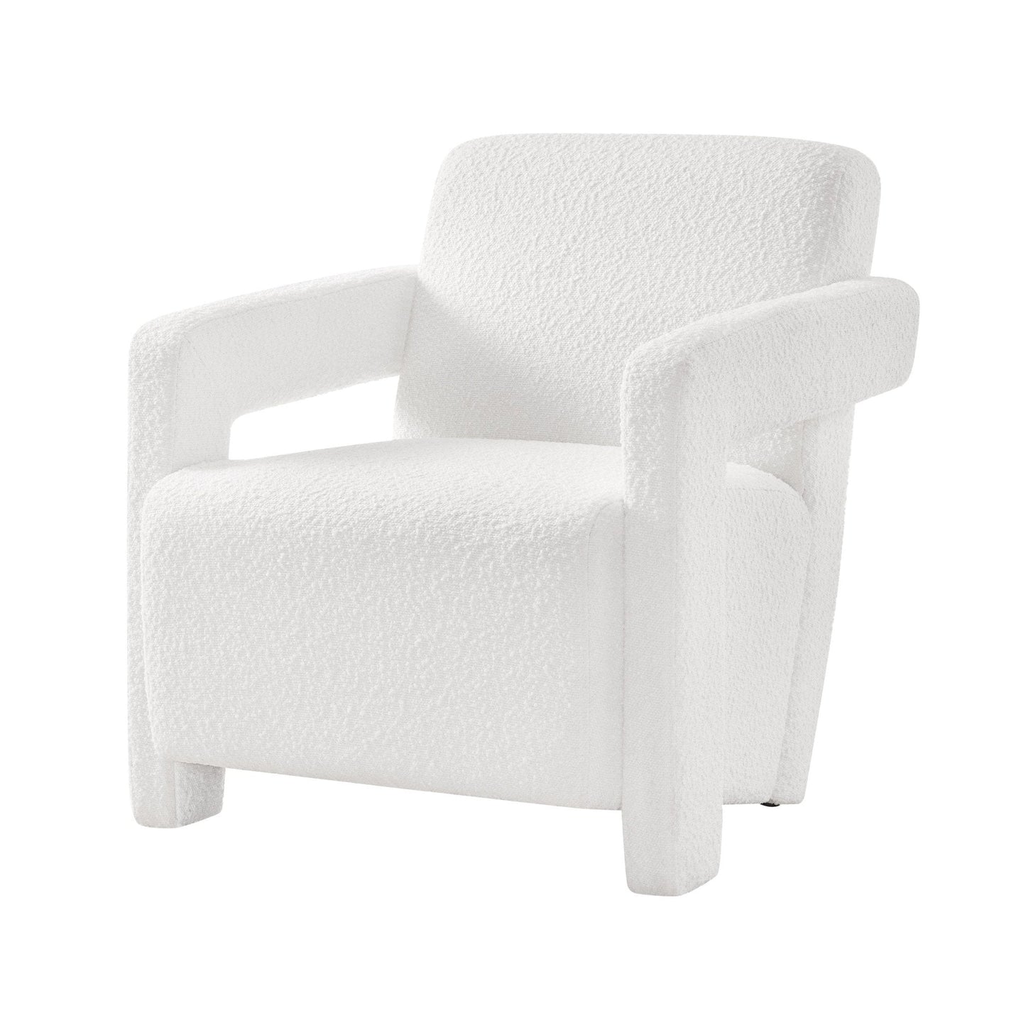 DUS-CC2-06010 Grade-B Dusk Ciara Accent Chair - Boucle Off White RRP £97.00