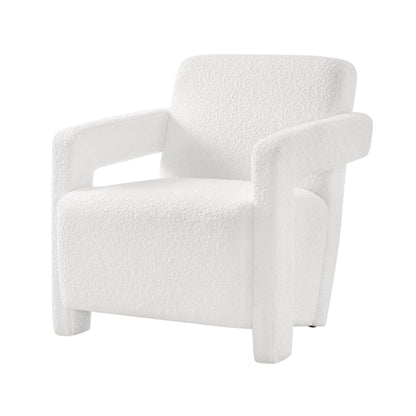 DUS-CC2-06010 Grade-B Dusk Ciara Accent Chair - Boucle Off White RRP £97.00